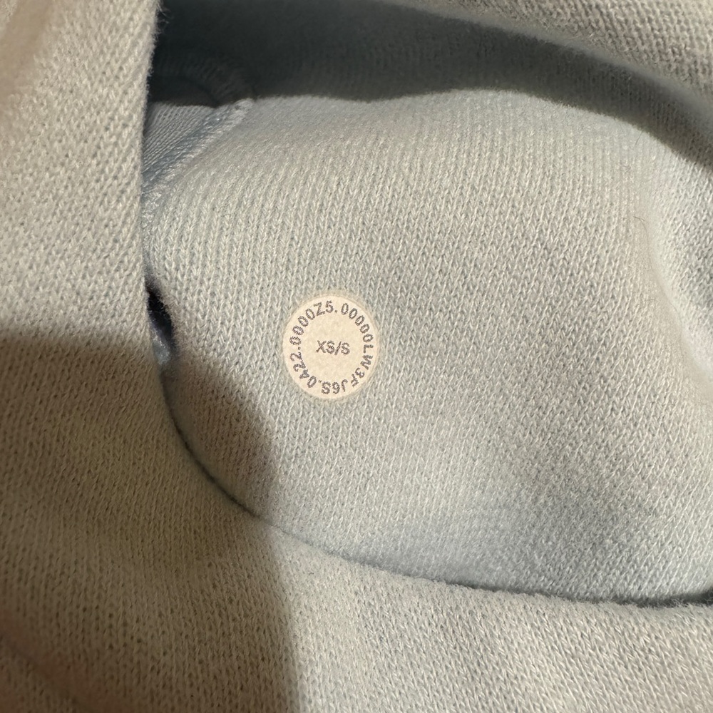 Lululemon Light Blue Scuba Half-Zip Pullover - Picture 4 of 5
